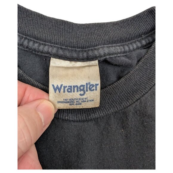 Vintage Wrangler "Move Over" Bulls Rule Biker T Shirt Size‎ 2XL - Picture 6 of 9